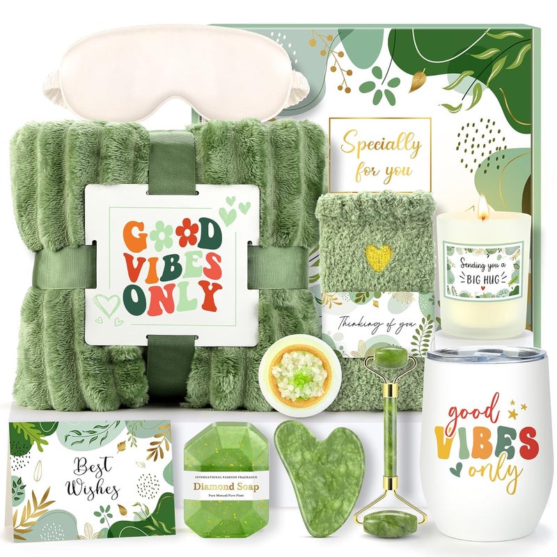 CHESACE Self Care Gifts for Women Get Well Soon Gift Baskets for Women Thinking of You Gifts for Women Spa Gift Baskets for Women Self Care Kit for Women Relaxation Gifts Box for Women Care Package for Women - Image 1